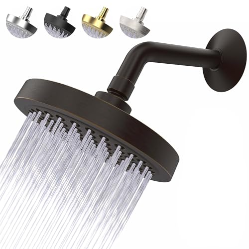 6-Inch Rainfall Shower Head – Multiple Finishes